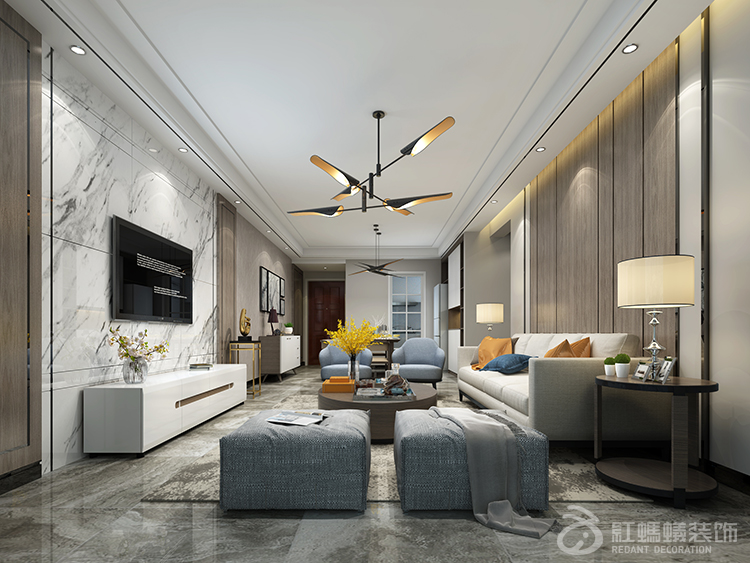 苏州141平米的现代简约装修风格，焕发现代魅力！