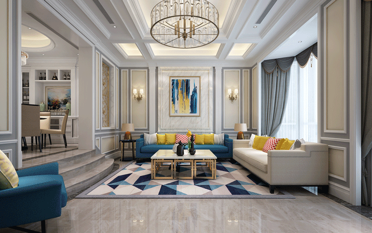 苏州别墅装修效果图：钓鱼台欧式风格别墅装修，精致与品味并存！
