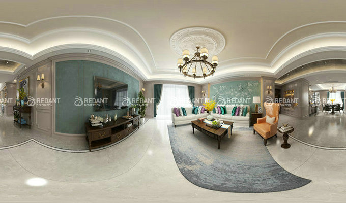 红蚂蚁装饰设计作品之紫云名邸大平层