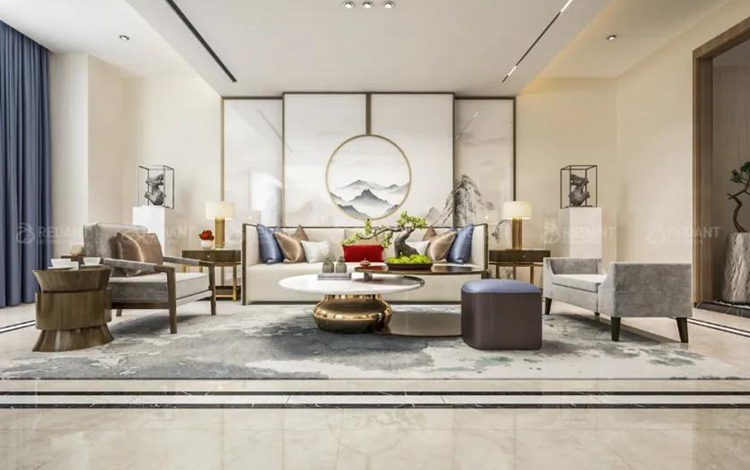 琅石名筑 | 300㎡ | 新中式风格别墅装修效果图